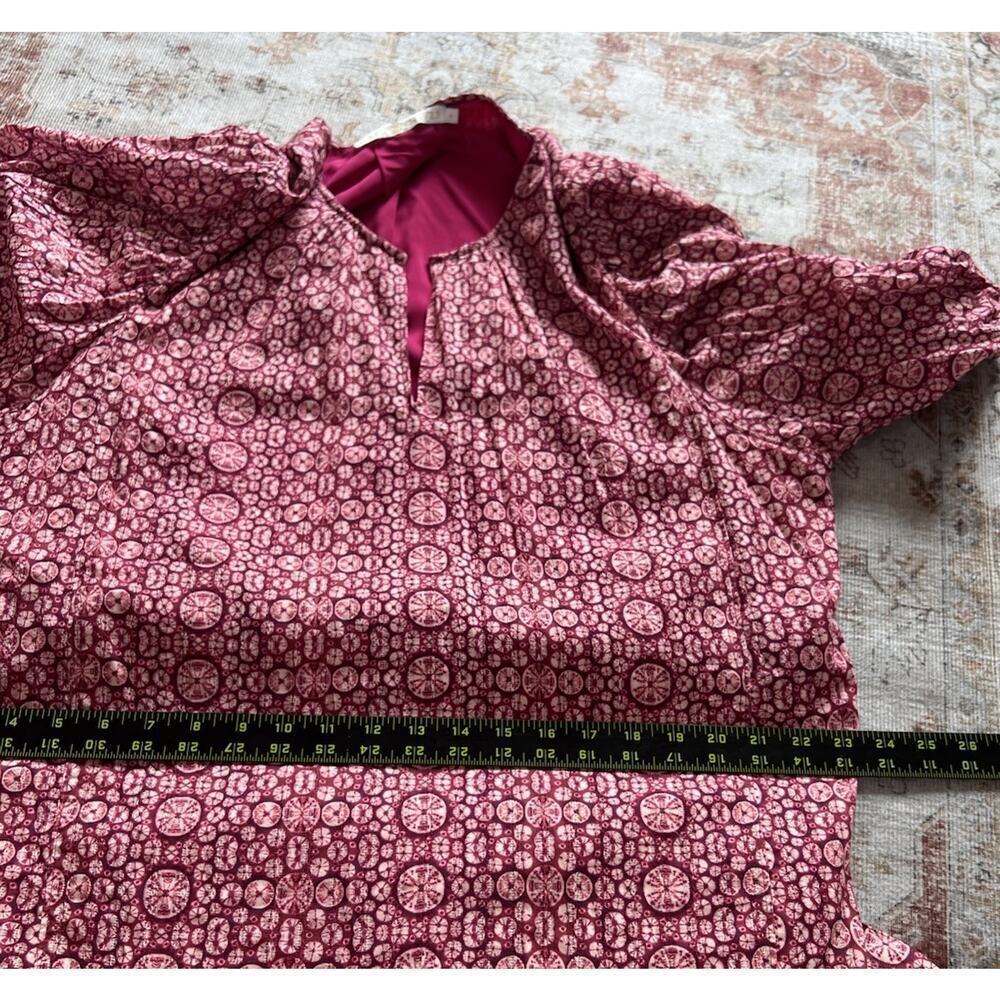 Marie Oliver Shyloh Mini Dress in Hibiscus Shibori Womens Size 1X Waist Belt - Picture 7 of 7